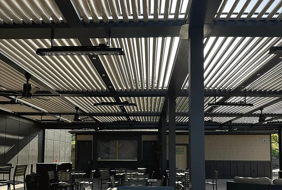 Louvered system drainage and control review